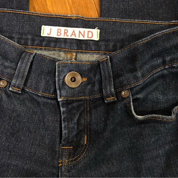 NWOT 24 J Brand Boot Cut Jeans Size 24 - 28.5 inseam  LOW RISE   - 13 in across - Picture 4 of 10